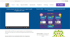 Desktop Screenshot of dynamomath.com