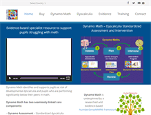 Tablet Screenshot of dynamomath.com